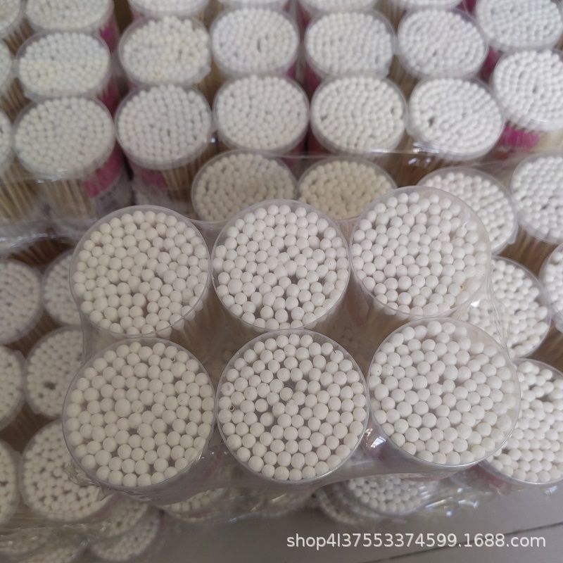 双頭綿棒卸売り綿棒綿球尖頭家庭用洗面化粧化粧箱綿棒白綿頭箱|undefined