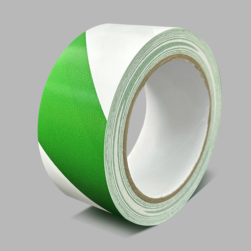 Cinta de advertencia de PVC para suelo, impermeable, amarilla y negra, de alta adherencia, cinta de seguridad para marcar el suelo, cinta de línea cebra.