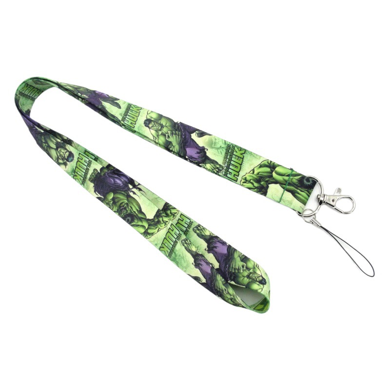 Captain America lanyards ID titular de la tarjeta etiqueta del teléfono móvil Lanyard Halter llavero Lanyard