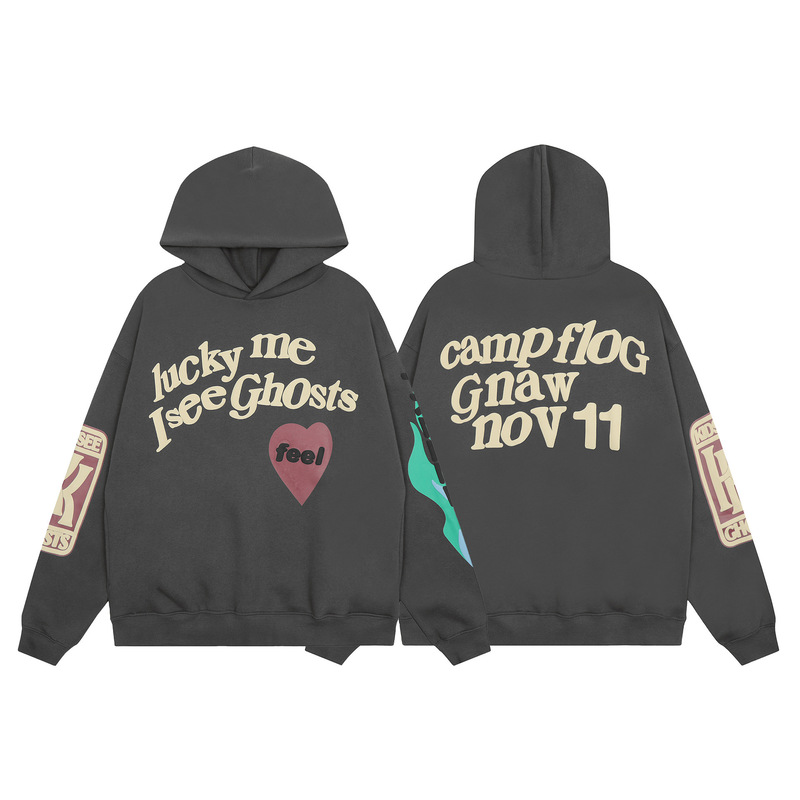 Cpfm Live Kanye Kanye West Niche Trendy Brand American-Style Fleece-Lined Loose Men's Couple's Hooded Sweatshirt Cpfm Live Kanye Kanye West Niche Trendy Brand American-Style Fleece-Lined Loose Men's Couple's Hooded Sweatshirt