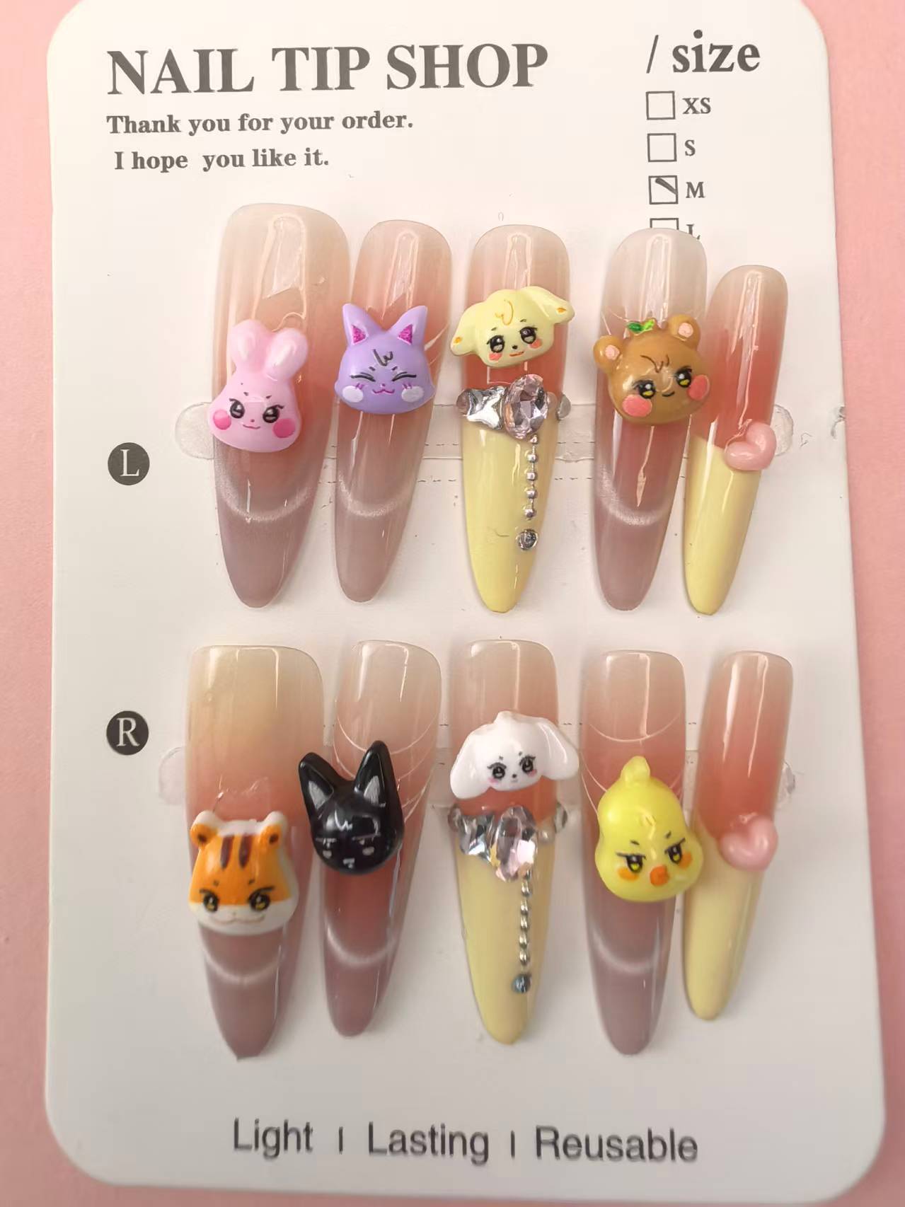 小动物兔子狗狐狸老虎美甲饰品卡通_03.jpg