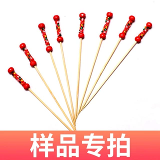 一次性竹签水果签家用竹托盘样品拿样 厂家直销长期供应