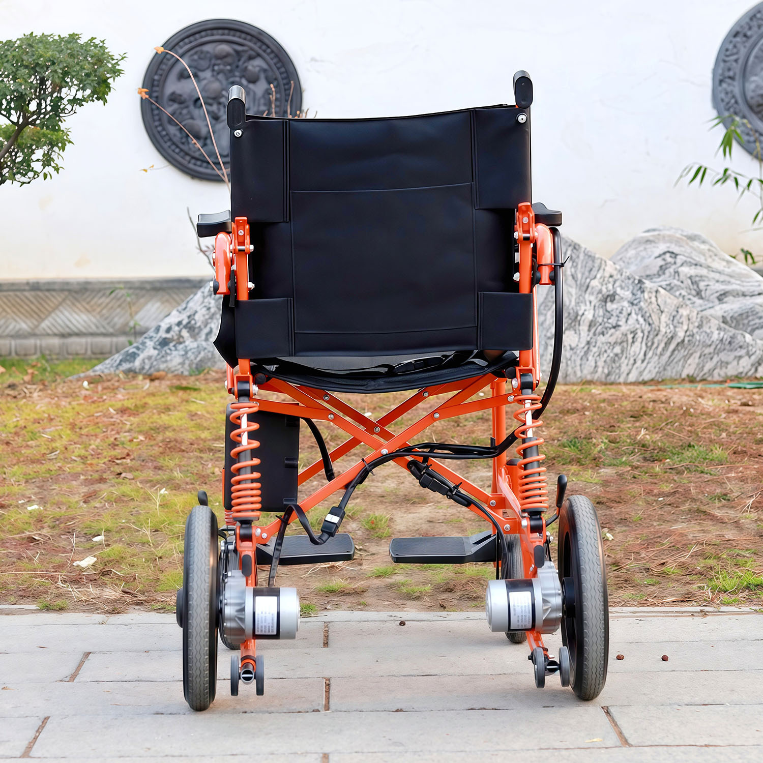 Electric Wheelchair Manufacturer for the Elderly, Fully Automatic Foldable Lightweight Mobility Scooter with Smart Lithium Battery