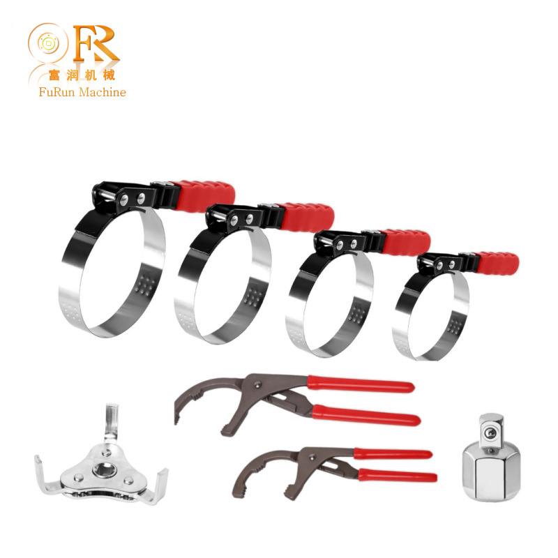 亚马逊爆款-8件套滤油器扳手组套-汽保工具可调式滤清器扳手