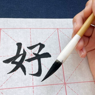 田英章欧楷专用毛笔兼毫中大楷成人初学者书法练习行书隶书礼盒