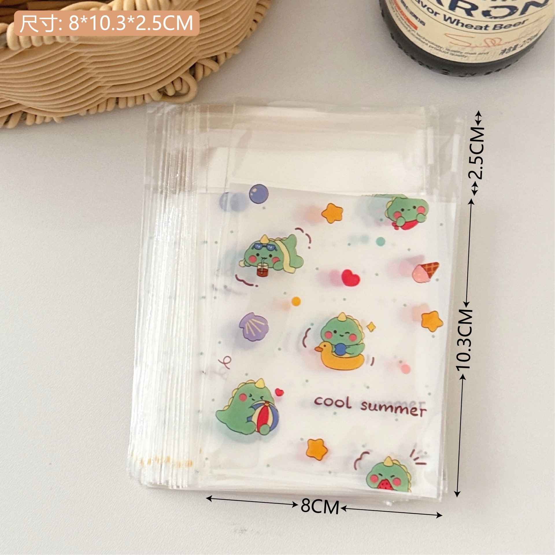 Inswind de alto valor facial adorable bolsas autoadhesivas para niñas bolsas de embalaje de dulces pequeñas bolsas de embalaje de joyerías de regalo image 20