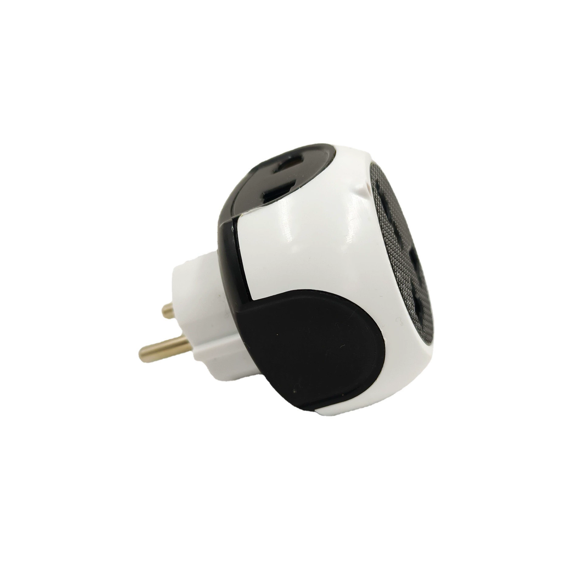 British socket 1901 European standard conversion plug protection household multi-function jack power plug with light two round plugs