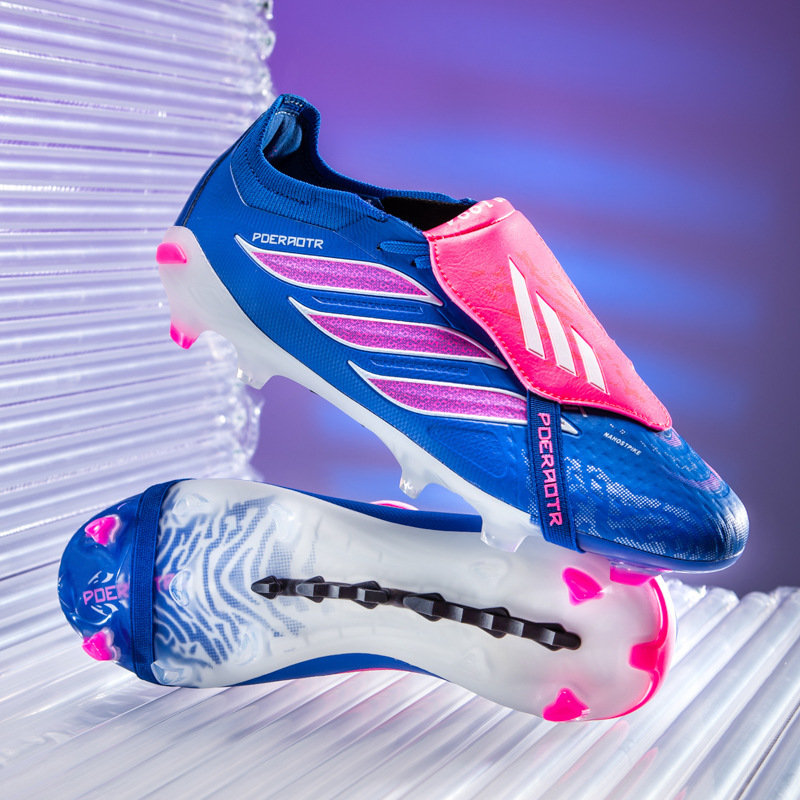 Zapatos de Fútbol con Tacos AG de Caucho TPU Ligeros para Césped Natural y Artificial