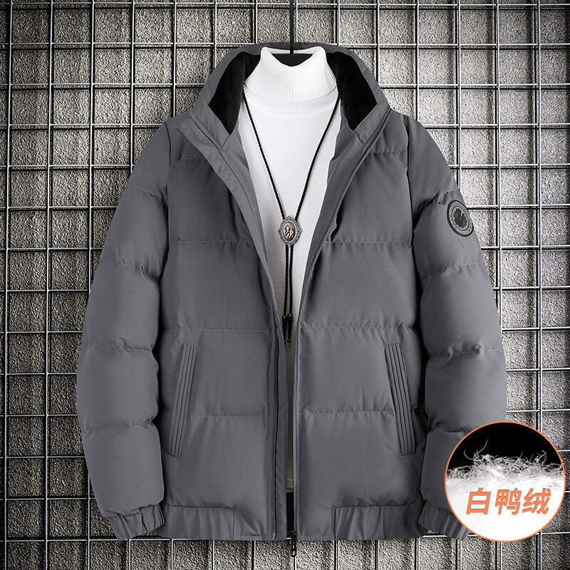 Осенний и зимний толстый пуховик большого размера