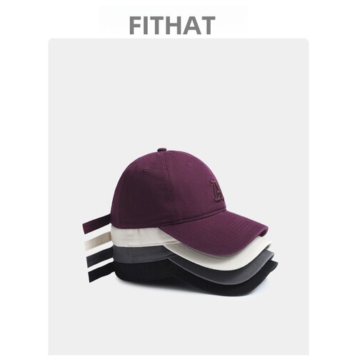 Korean Embroidered A-letter Cap for Women, Soft Top, Face-Smoothing, Versatile Casual, Japanese Style, Duckbill Hat for Men, Ins Trendy Brand