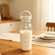 简约日系牛奶杯随手杯高颜值女可爱杯子耐高温随行便携塑料水杯