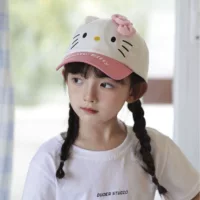 Sanrio подлинная авторизованная детская стерео бейсболка с защитой от солнца, универсальная повседневная милая солнцезащитная шляпа с рисунком из мультфильма