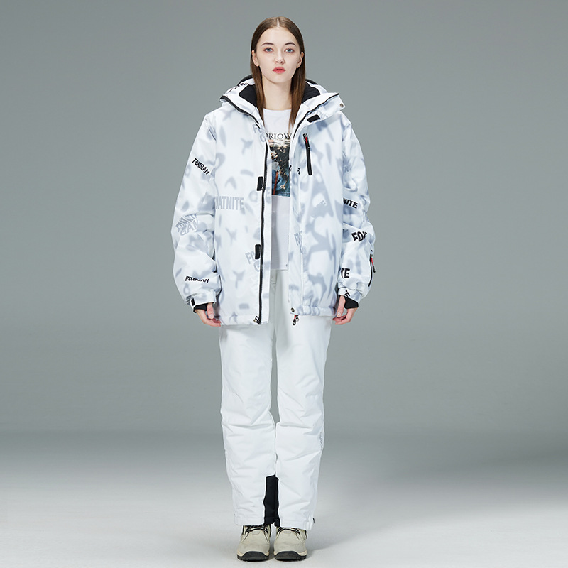 滑雪服女男款套装冬季户外滑雪衣防风防水保暖单板双板新款玩雪