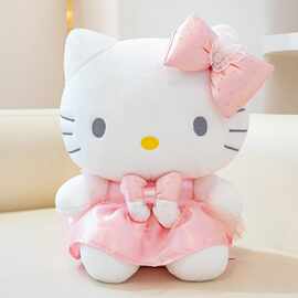 正版hellokitty公仔蝶舞梦凯蒂猫玩偶毛绒玩具娃娃儿童女生日礼物