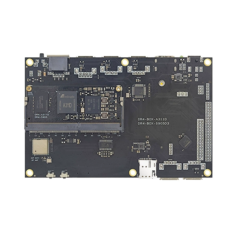 Плата разработчика Jingchen A311D плата на базе A311D ядро 4K 5T NPU amlogic Rongpin DR4-BOX-A311D