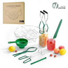 Cross-border hot-selling jam can 7-piece set CANNING KITS canning tongs and basket set