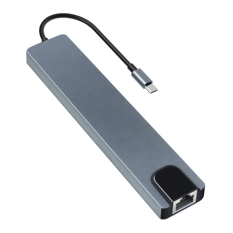 タイプ c 8-in-1 拡張ドック 100M ネットワーク ポート USB-C 拡張ドック 4K USB3。 0 PD 高速充電拡張|undefined