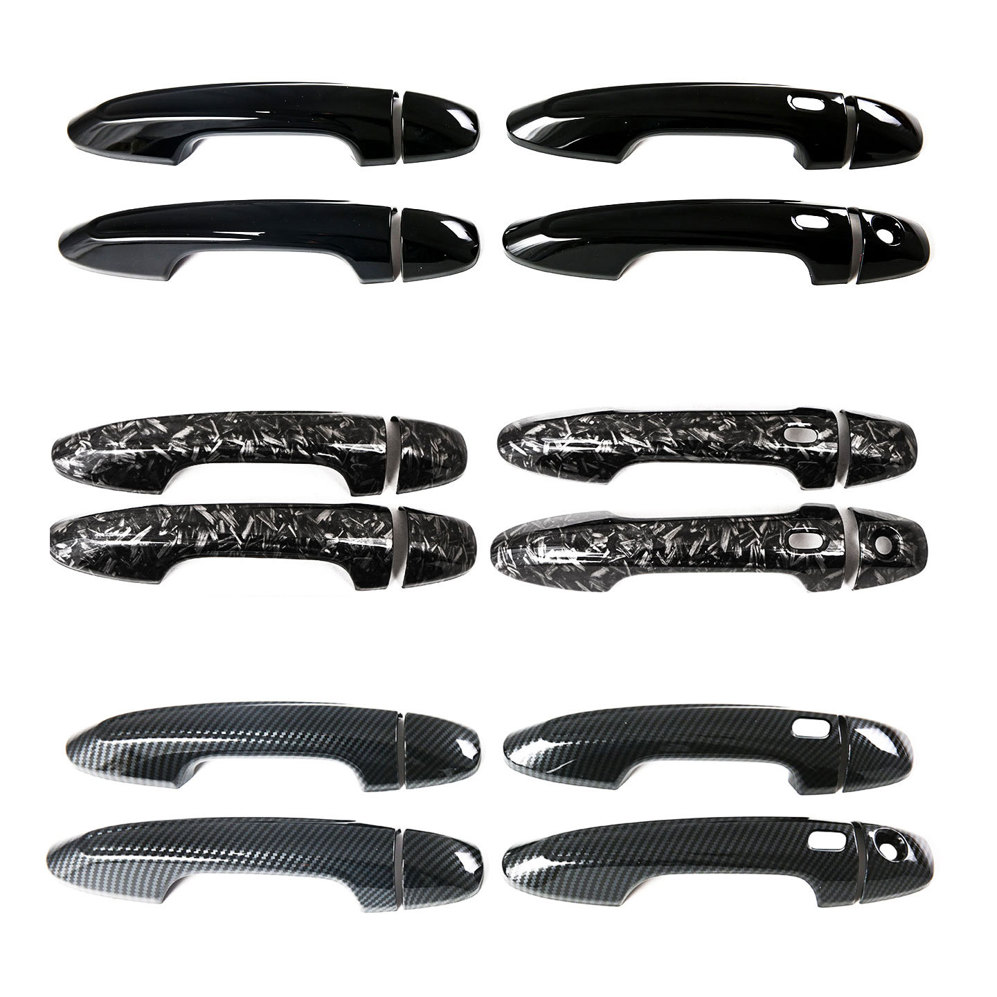 Suitable for 16-26 Models of Toyota Hilux Door Handle Protection Stickers, Door Handle Decoration, Anti-Scratch