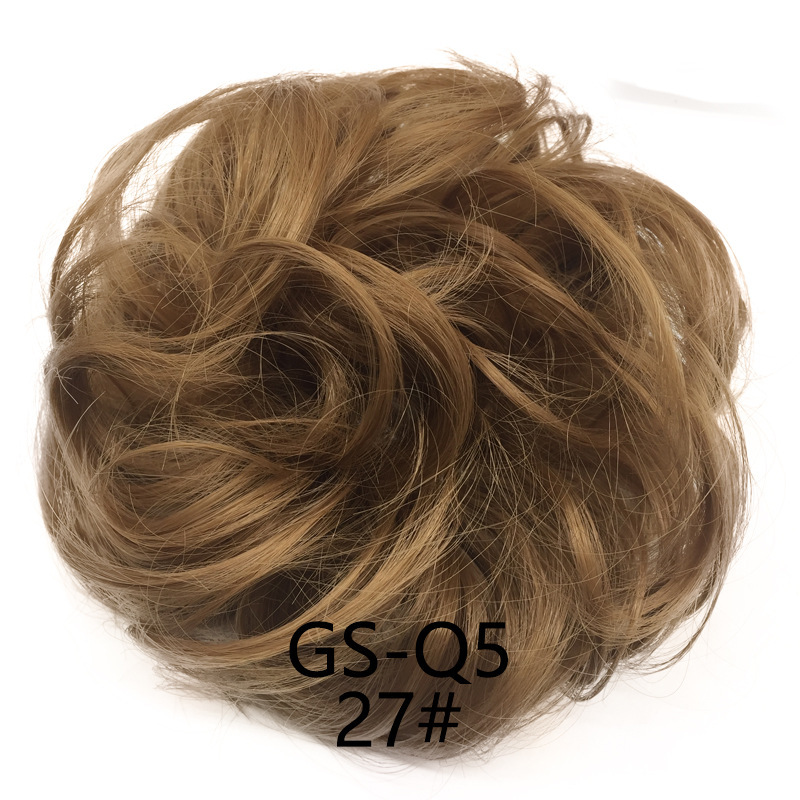 Europa y los Estados Unidos pelucas anillo de pelo de bolas cabeza cuerda elástica peludo natural peludo peludo transfronterizo