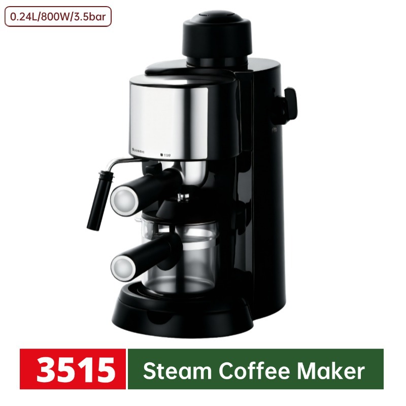 3.5bar máquina de café de vapor semi-automática italiana burbuja de leche clásica bomba oficina doméstica máquina de café transfronteriza