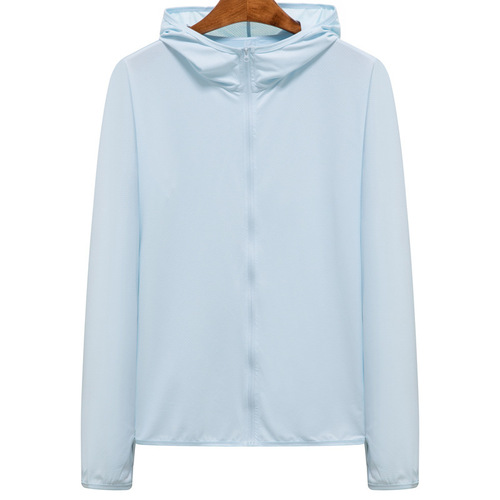 Manufacturer's same model ice-sensation sun protection clothing for women, UV protection, ice silk thin sun protection suit for men, printed wholesale