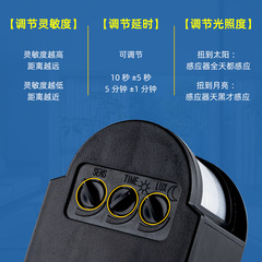 New infrared human body sensor 220V intelligent delay adjustable switch LED control radar induction switch