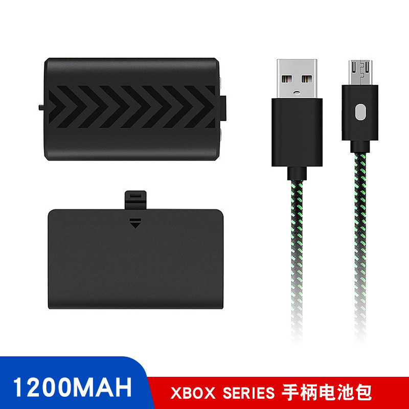 Xb Series X/S Game Controller Battery Pack 1200Mah Battery + 3m Braided Charging Cable