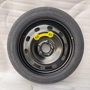 Wheel Hub Steel Rim 19inch Passenger Car Spare Tire Emergency Tire Iron Rim Wheel Hub Wholesale Steel
