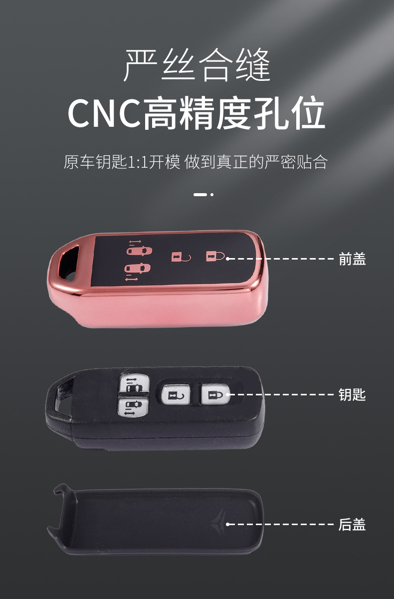 Suitable for 2022 Gac Honda Odyssey Key Cover, 2019 Elysion Car N-Box Full-Cover Car Key Shell