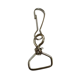 Factory direct metal keychain rotating Zhu bile buckle metal twist buckle pig bile buckle luggage rotating button
