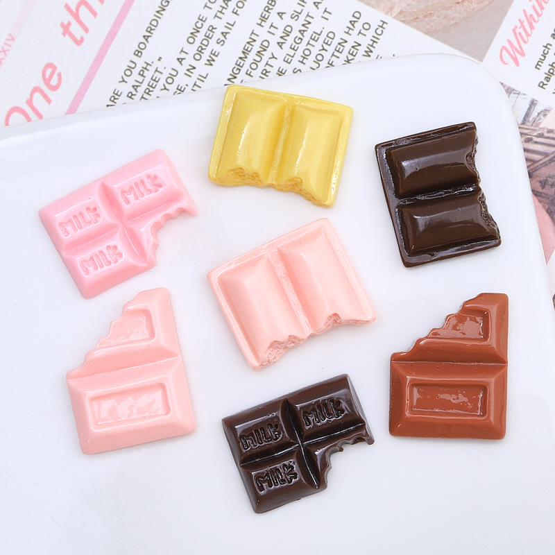 [Xidulo fábrica al por mayor] hecho a mano DIY epoxi pegamento crema teléfono Shell accesorios de resina de chocolate