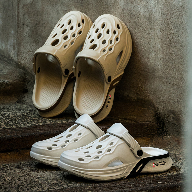 Men's Croc Shoes Eva Summer Non-Slip Thick-Soled Inner and Outer Wear Medical Operating Room Men's and Women's Beach Shoes