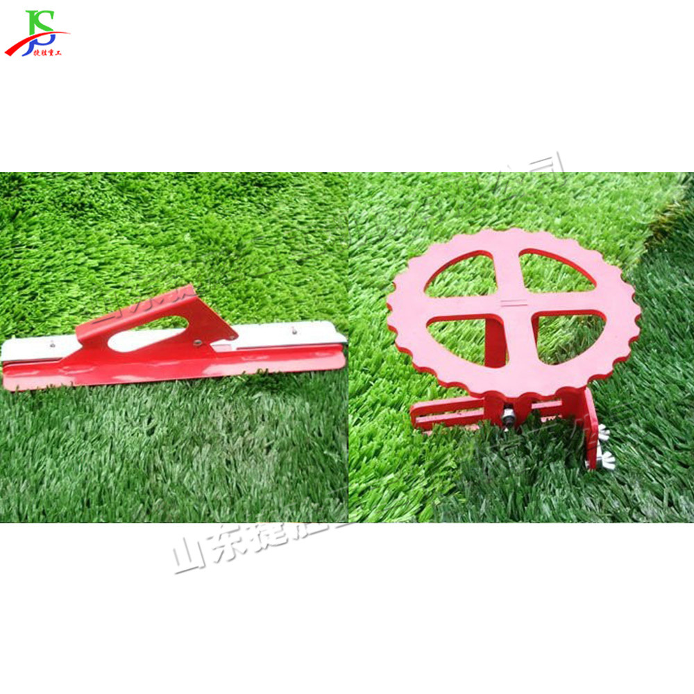 Herramientas de corte de césped artificial, herramientas de corte y compactación, equipo de reparación de césped de jardín