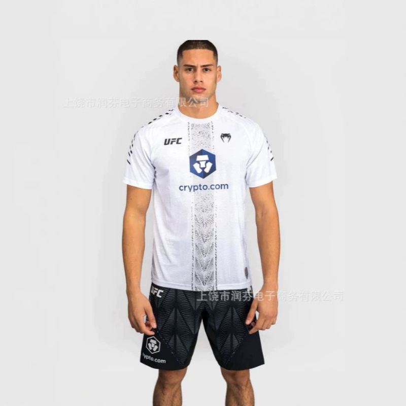 Ufc Fighting Sports Short-Sleeved T-Shirt Men's Summer Quick-Drying Breathable Fitness Training Loose Top Quick-Drying T-Shirt for Men Ufc Fighting Sports Short-Sleeved T-Shirt Men's Summer Quick-Drying Breathable Fitness Training Loose Top Quick-Drying T-Shirt for Men