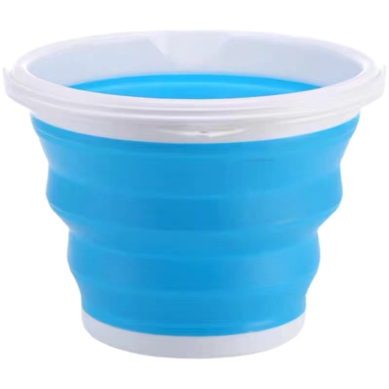 Cubo plegable portátil — gran capacidad, para lavandería, camping o viaje, resistente y fácil de transportar