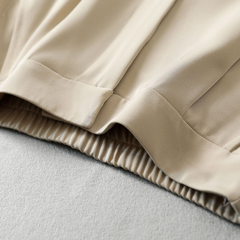 Women's Minimalist Office Wear Set - Elegant Summer Professional Shirt And Trousers Two-Piece Outfit_ecoleips.com