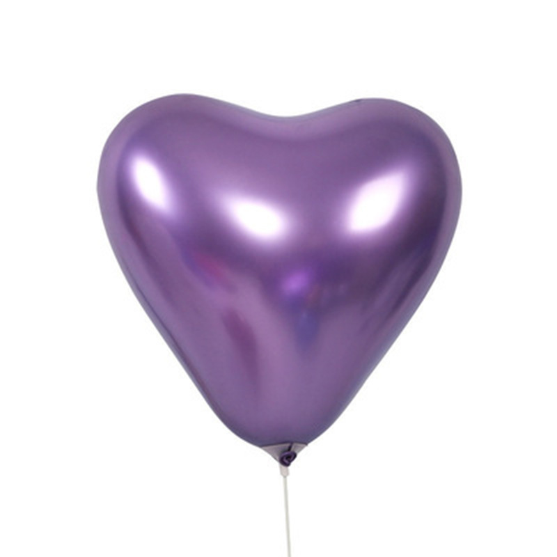 Globo de amor de metal transfronterizo Decoración de evento Decoración de celebración Boda Fiesta de cumpleaños Globo de látex grueso