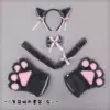 Headband cat paw set gray