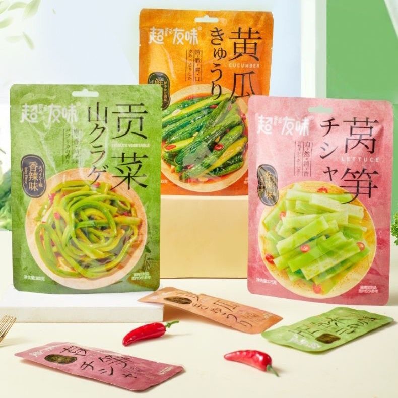 超友味贡菜即食黄瓜莴笋独立包装网红休闲零食香辣味下饭解馋小吃