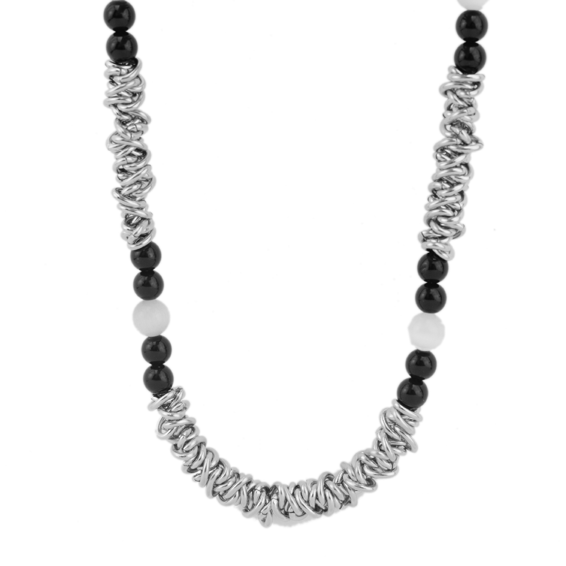 Collier noir épissé pour homme, chaîne de clavicule unisexe, accessoires de luxe légers, nouveauté 2022_voghion.com
