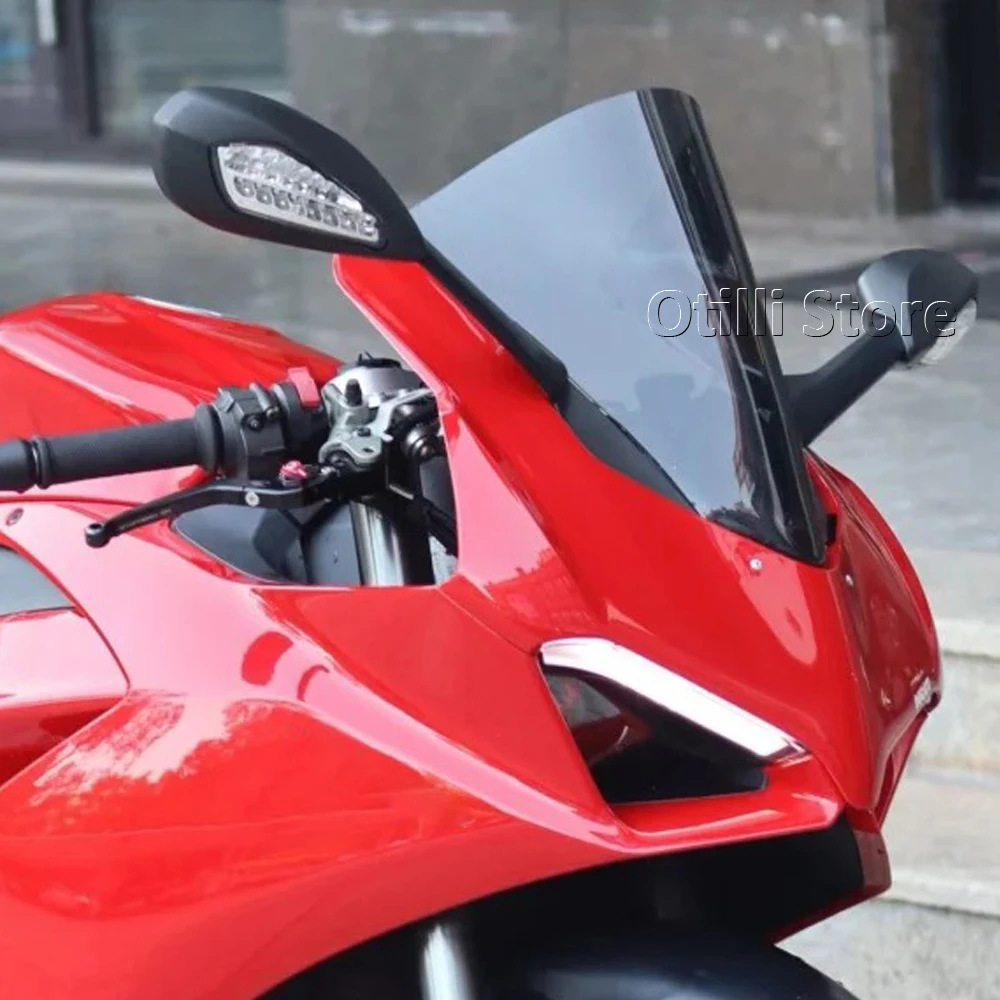 Motorcycle Modification Parts Ducati V2 18-24/V4 18-19 Heightened Front Windshield Cross-Border Hot Sale