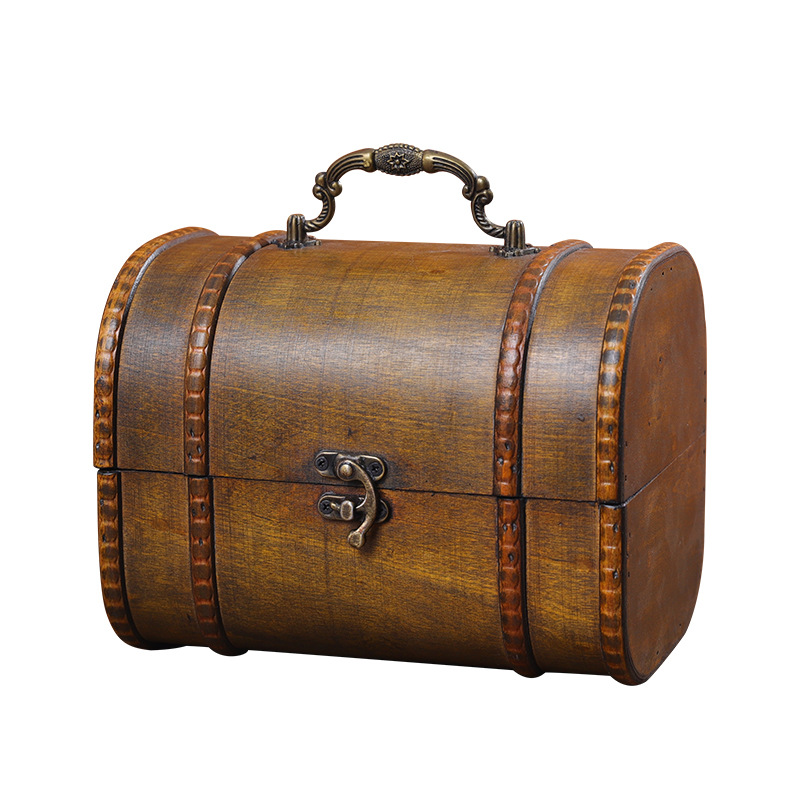 Retro handheld storage box