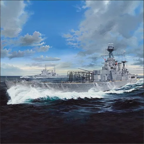Small constructor, ship model, aircraft carrier, scale 1:200, Great Britain
