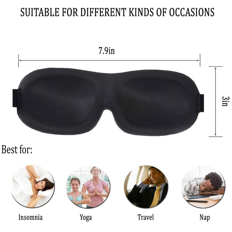 3dアイマスク遮光通気睡眠アイマスク男女疲労緩和ノーズウィングアイマスク耳栓旅行セット|undefined