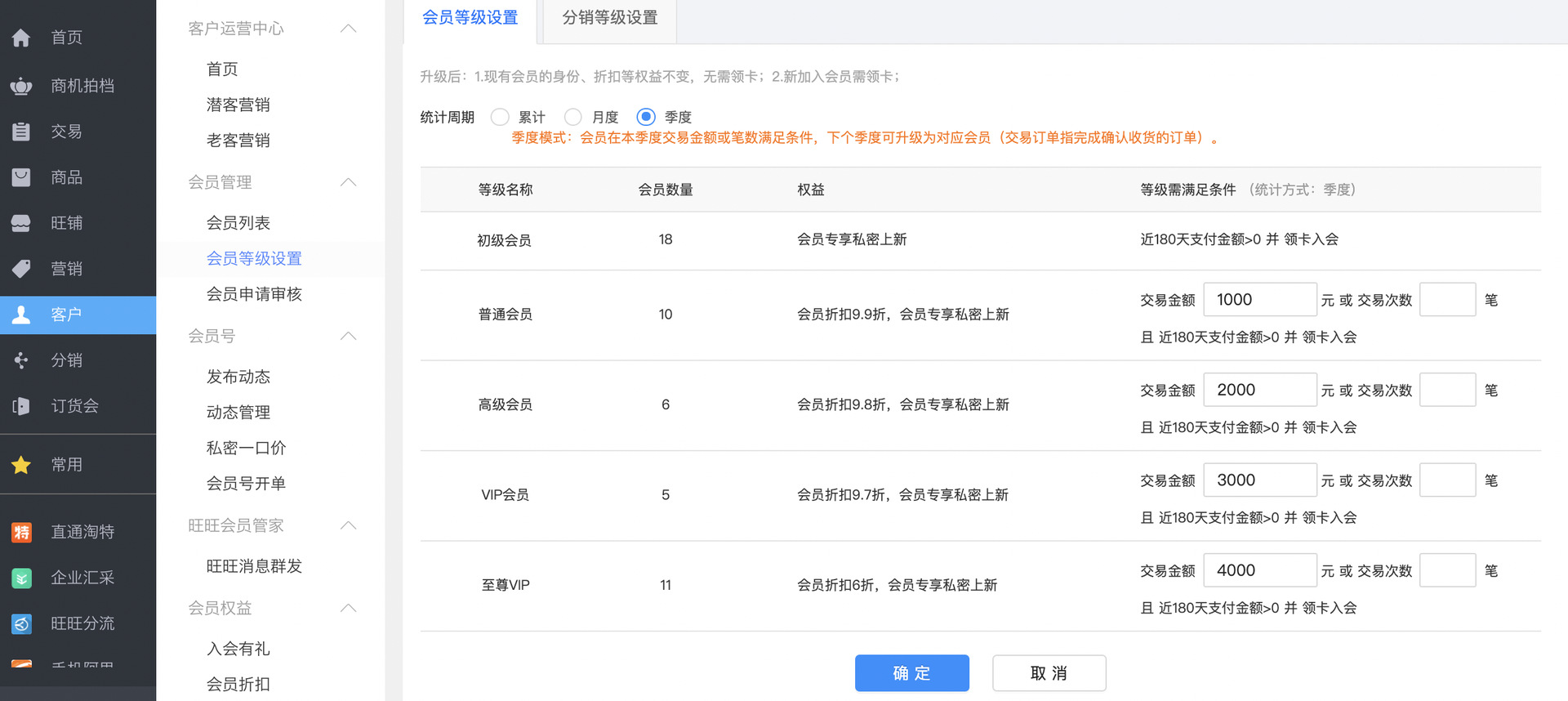 会员号全新升级！商家下游素材经营更高效