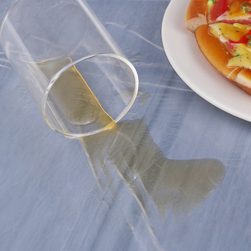 Disposable tablecloth waterproof and oil-proof round table square table hotel household thickened hotel plastic tablecloth for wedding banquets