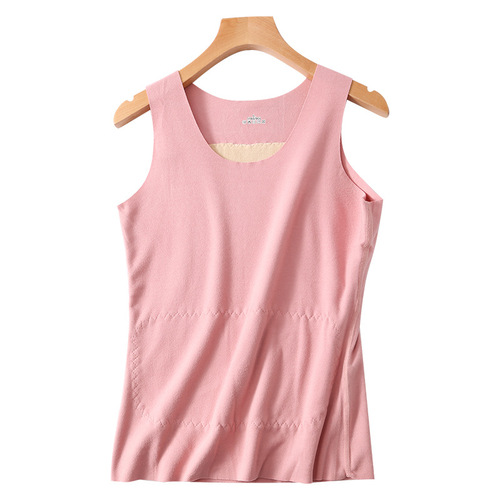 NanRenShuai/Nanrenshuai couples double-sided thermal vest thickened velvet vest patch base shirt