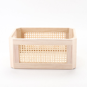 Canasta de escritorio de nuez transfronteriza sala de estar caja de almacenamiento de libros cajón de madera sólida oficina caja de madera