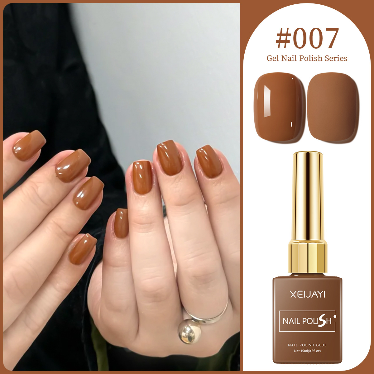Macaron color pegamento de uñas 2025 nuevo estilo de moda Chellie rojo oliva verde pegamento de uñas