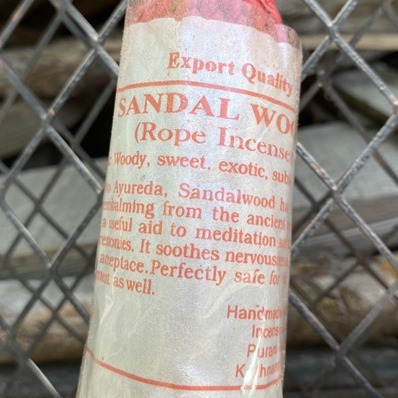 Aromatherapy Nepalese Rope Vanilla Herbal Fragrance Variety of Sal Tree Patchouli White Sage Red Sandalwood Basil 40 Roots